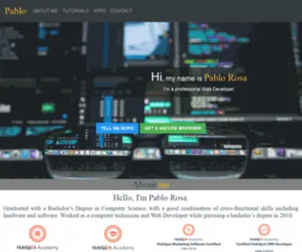 Pablo-Rosa.com(←) Screenshot