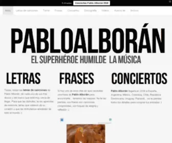 Pabloalboranfans.com(Pabloalboranfans) Screenshot