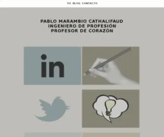 Pablomarambio.cl(Pablo Marambio Cathalifaud) Screenshot