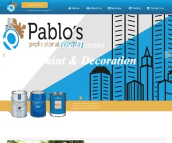 Pablopropainting.com(Pablo's Professional Painting Company) Screenshot