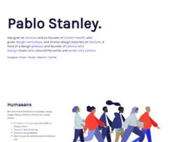 Pablostanley.com(Pablo Stanley Portfolio) Screenshot