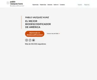 Pablovazquezkunz.com(Biodescodificación) Screenshot