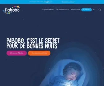 Pabobo.com(Veilleuse pour bébé) Screenshot