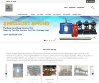 Pabrikper.com(Specialist Spring) Screenshot