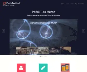 Pabriktasmurah.co.id(Pabrik Tas Murah) Screenshot