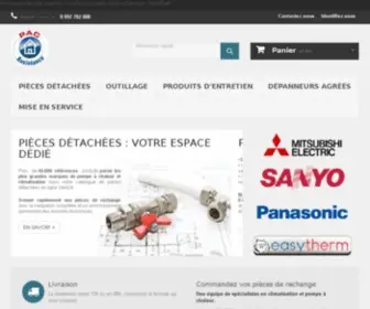 Pac-Assistance.com(Vente de pièces détachées pour climatisation et pompe à chaleur) Screenshot