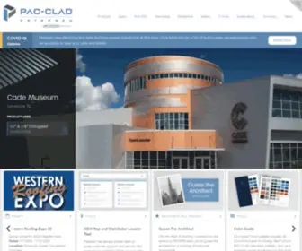 Pac-Clad.com(Petersen Aluminum Architectural Metal Roofing Products) Screenshot