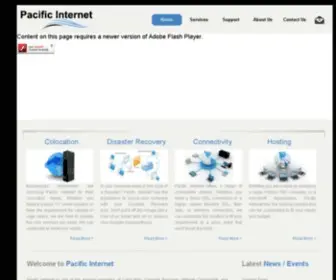 Pac-Internet.com(Pacific Internet) Screenshot