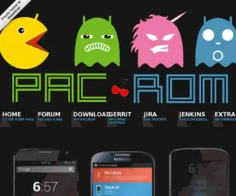 Pac-Rom.com(PAC-man Rom) Screenshot