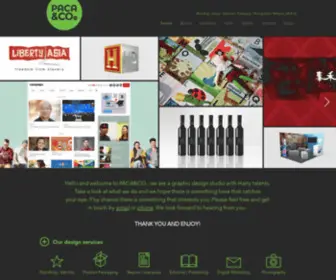 Pacaco.com(Graphic Design Branding) Screenshot