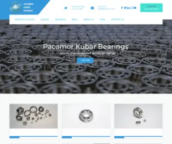 Pacamor.com(Precision Ball Bearings) Screenshot