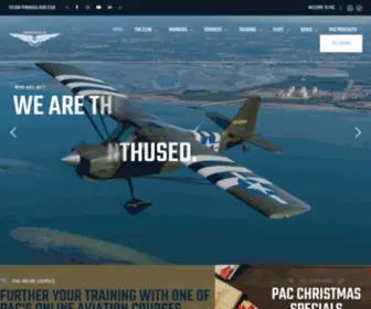 Pac.asn.au(An aero club for aviation enthusiasts) Screenshot