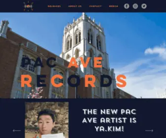 Pacaverecords.com(Pac Ave Records) Screenshot