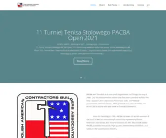 Pacba.us(Polish American Contractors Association) Screenshot