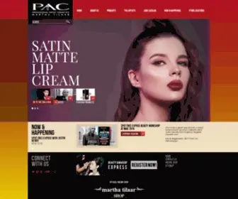 Pacbeauty.com(Professional Artist Cosmetics Martha Tilaar) Screenshot