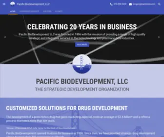 Pacbiodev.com(Pacific BioDevelopment) Screenshot