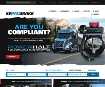 Pacbrake.com Screenshot