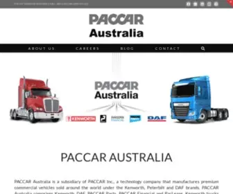 Paccar.com.au Screenshot