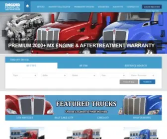 Paccarfinancialusedtruckcenter.com(PACCAR FINANCIAL Used Truck Center) Screenshot
