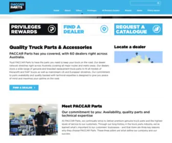 Paccarparts.com.au(PACCAR Parts) Screenshot