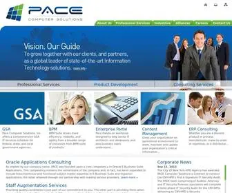 Pace-Solutionsinc.com(PACE Computer Solutions) Screenshot