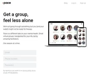 Pace.group(Mental and emotional health groups) Screenshot