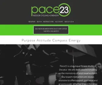 Pace23.com(Indoor cycling) Screenshot