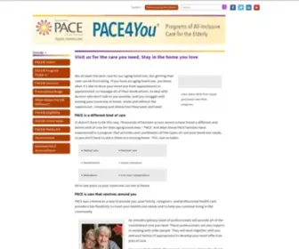 Pace4You.org(National PACE Association) Screenshot