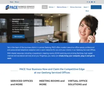 Pacebusinessservices.com.au(Geelong Virtual Office Services) Screenshot