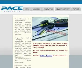 Pacefinance.com(Pace Financial) Screenshot