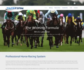 Paceform.com(Horse racing) Screenshot