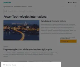 PaceGlobal.com(Power Technologies International) Screenshot