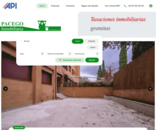 Pacego.com(Inmobiliaria) Screenshot