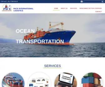 Paceinternationallog.com(Pace International Logistics Thane) Screenshot