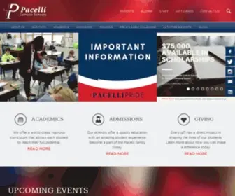 Pacellicatholicschools.com(Pacelli Catholic Schools) Screenshot