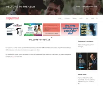 Pacemakerclub.com(Pacemaker Club: Welcome to the Club ) Screenshot