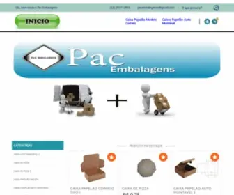 Pacembalagens.com(Pacembalagens) Screenshot