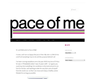 Paceofme.com(Pace of Me) Screenshot