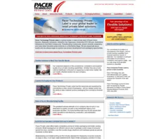 Pacerprivatelabel.com(Pacer Tech Private Label) Screenshot