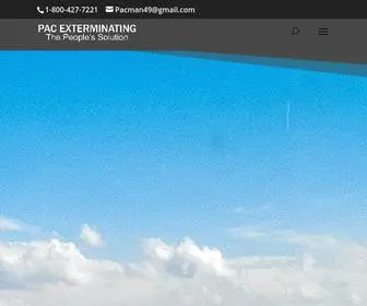 Pacexterminating.com(PAC Exterminating) Screenshot