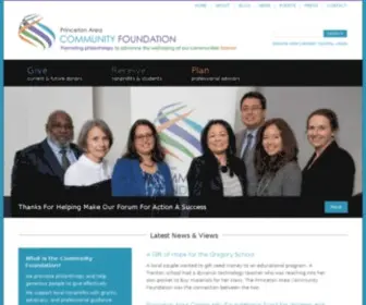 Pacf.org(Promoting philanthropy to advance the well) Screenshot