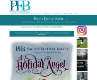 PacFestballet.org(Pacific Festival Ballet) Screenshot