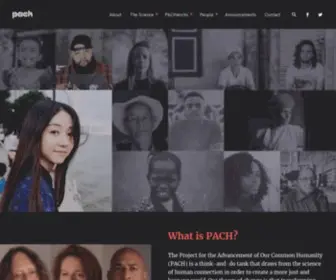 Pach.org(All humans are born human) Screenshot