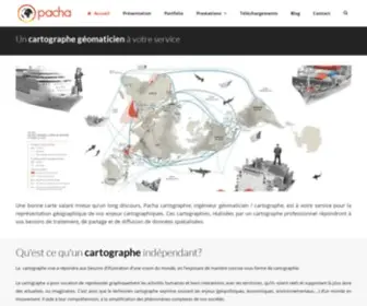 Pacha-Cartographe.fr(Pacha Cartographe) Screenshot