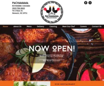 Pachamamachicken.com(Wilmington, DE) Screenshot