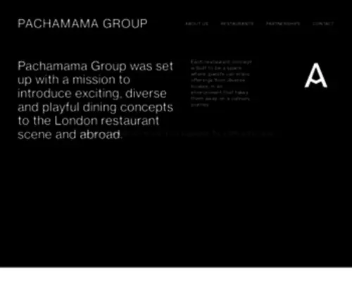 Pachamamagroup.com(Pachamama Group) Screenshot