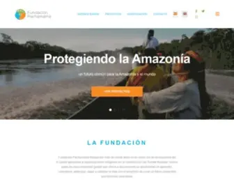 Pachamama.org.ec(Fundación Pachamama) Screenshot