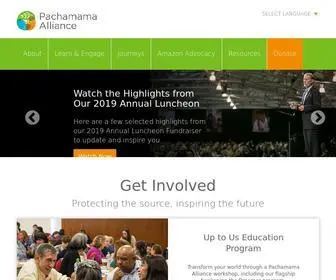 Pachamama.org(Bridging the Indigenous and Modern Worlds) Screenshot