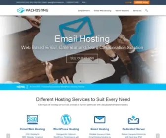 Pachosting.com.hk(Web Hosting Services) Screenshot