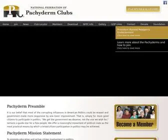 Pachyderms.org(National Federation of the Grand Order of Pachyderm Clubs Pachyderm Club) Screenshot